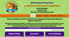 Desktop Screenshot of mid-marylandpetapalooza.com
